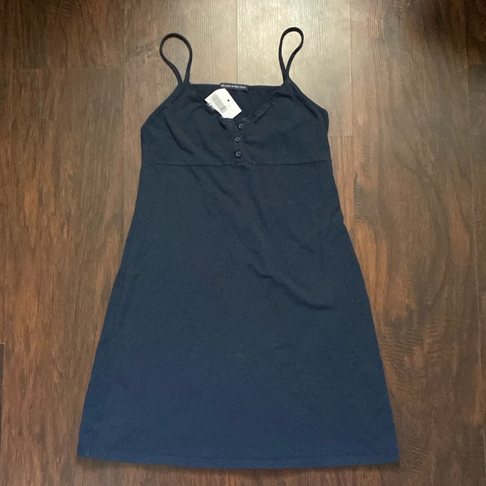 Navy blue mini dress